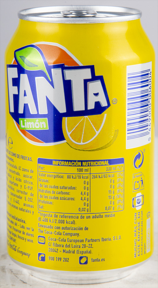 Fanta Naranja Lata 33cl Bebida Refrescante - 5Sentidos