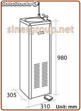 Refresh® P 240 HPDC® free standing water cooler - Foto 2