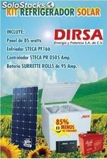 Refrigerador solar con pantalla programable