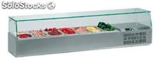 Refrigerated counter top display 8x 1/3 h 150 mm