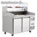 Refrigerated table / pizza counter - stainless steel - mod. epf3495gr/38 -