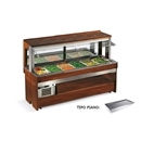 Refrigerated wall buffet counter with flat top - mod. zumba wall maxi prf -