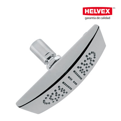 Regadera rectangular h-105-s satinada marca helvex