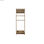 Regał DKD Home Decor 62 x 45 x 178 cm Naturalny Drewno z Recyklingu - 2