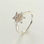 regalo anillo plata, joyería plata ley 925, diseño de búho con piedras amarillo - Foto 3