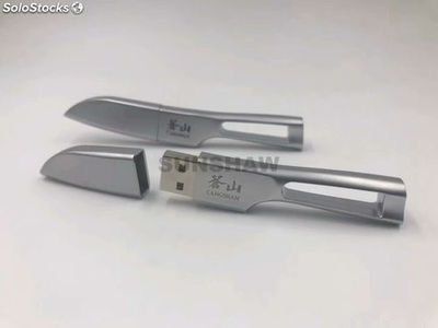 Regalo personalizado Lápiz de memoria diseño especial en forma de cuchillo