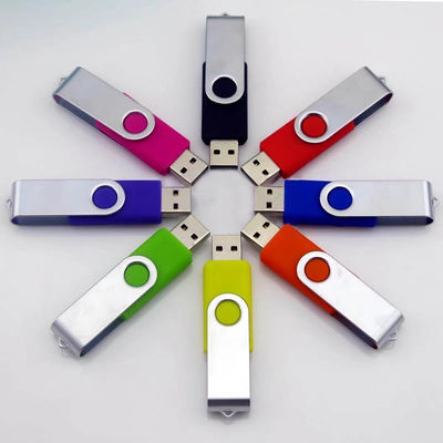 Regalo promocional empresarial memorias usb rotativa pendrive giratorio barato