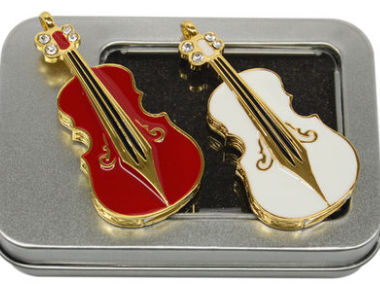 Regalos pendrive violín memorias USB 32G promocional regalos empresa USB barato - Foto 4