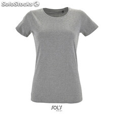 Regent f camiseta MUJER150g gris jaspeado s MIS02758-gm-s