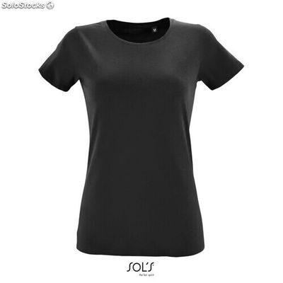 Regent f camiseta MUJER150g negro profundo l MIS02758-db-l