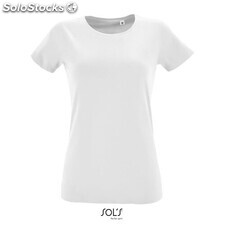 Regent f t-shirt senhora Branco s MIS02758-wh-s