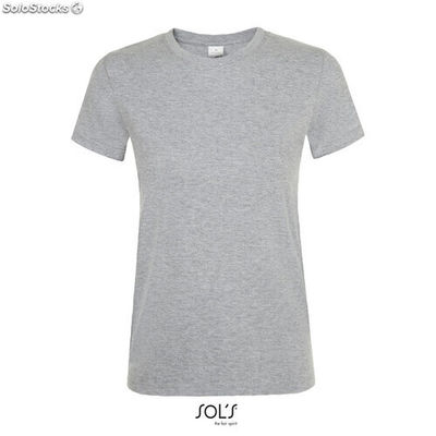 Regent women t-shirt 150g gris chiné l MIS01825-gm-l