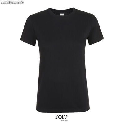 Regent women t-shirt 150g noir profond s MIS01825-db-s