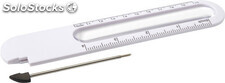Regla de 10 cm con lupa y bolígrafo integrado