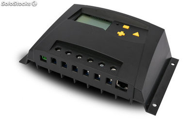 Regulador de carga solar 30A 48V reconocimiento automático con visor LCD - Foto 4