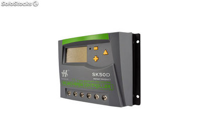 Regulador de carga solar 50A 12V24V reconocimiento automático con LCD - Foto 2