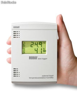 Rejestrator temperatury i wilgotności z wew. czujnikami i wyświetlaczem u14-001