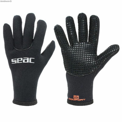 Rękawice do nurkowania Seac Seac Comfort 3 MM Czarny