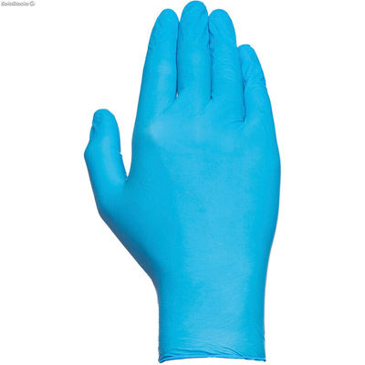 Rękawice jednorazowego użytku JUBA Pudełko Bez pudru Niebieski Nitryl (100 Sztuk