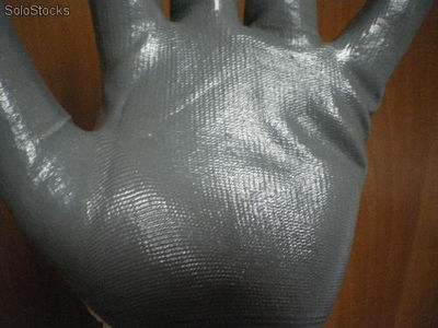 Rękawice robocze nitrylowe olejoodporne typu rteni - Zdjęcie 3