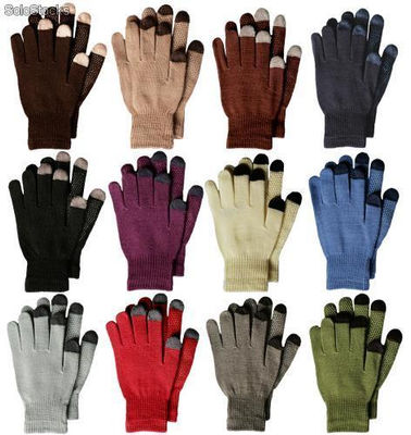 Rękawiczki do ekranów dotykowych, rękawiczki smart / stock - Zdjęcie 2