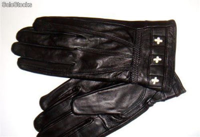 rękawiczki skórzane - 100% leather - Zdjęcie 2