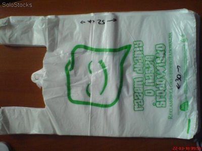 Reklamówka z folii oxy-biodegradowalnej z nadrukiem firmowym
