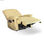 Relaksacyjny Fotel Masujący Astan Hogar Ręczne Krem Skóra syntetyczna - 2