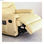 Relaksacyjny Fotel Masujący Astan Hogar Ręczne Krem Skóra syntetyczna - 4
