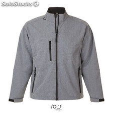 Relax chaqueta ss hom 340g gris jaspeado s MIS46600-gm-s