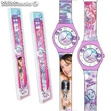 Reloj Analogico Violetta Disney