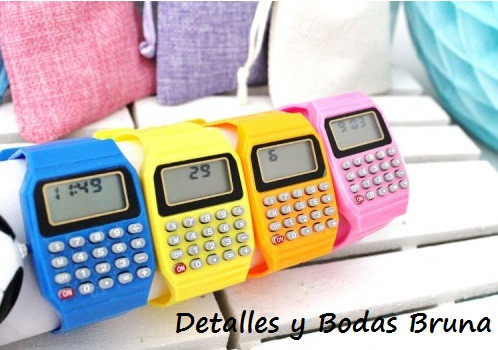 Reloj calculadora para regalar como detalles | AnHa