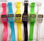 Reloj Calculadora Moda Joven Colores Fashon Pulsera Silicona - Foto 2