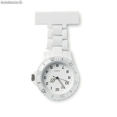 Reloj de enfermera analógico blanco MIMO8256-06