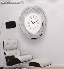Reloj de espejos Decorativo 58x58 cm. RO087