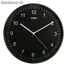 Reloj De Pared 30 cm. Color Negro