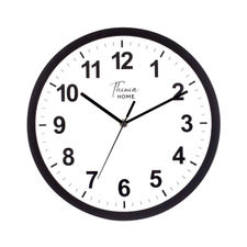 Reloj de Pared Clásico Negro con Esfera Blanca 30.5 cm O91