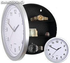 Reloj de Pared con compartimento guarda objetos oculto. Almacenamiento oculto