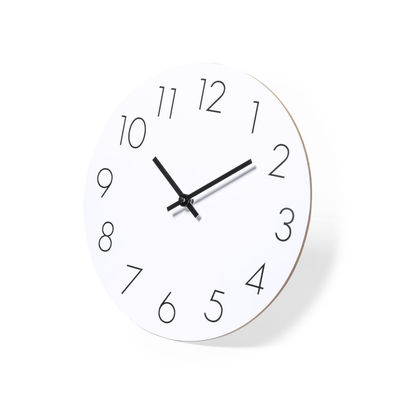 Reloj de pared de madera MDF y dial en blanco - Foto 3