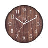 Reloj de Pared de Madera Oscura 30 cm O91