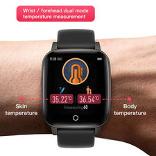 Reloj de pulsera inteligente con termómetro