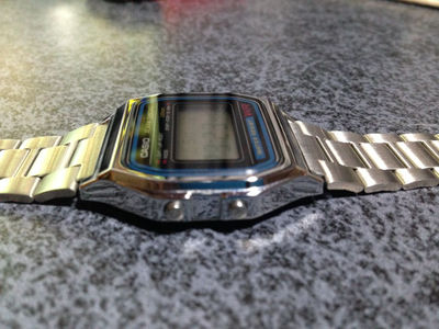 Reloj de pulso Casio Retro Vintage A158W acero inoxidable haz negocio!!! - Foto 3