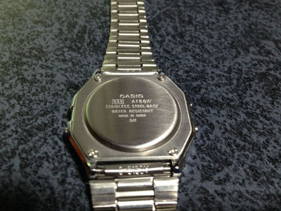 Reloj de pulso Casio Retro Vintage A158W acero inoxidable haz negocio!!! - Foto 4