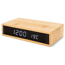 Reloj despertador con cargador inalambrico y temperatura - GS5025