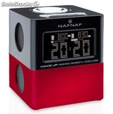 Reloj despertador con radio modelo WAKE UP de NAF NAF