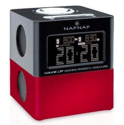 Reloj despertador con radio modelo WAKE UP de NAF NAF