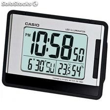 Reloj Despertador+Termometro -50-70°+Higrometro 10-90% MOD DQ980