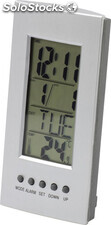 Reloj digital de sobremesa con termómetro