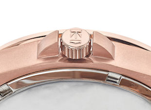 Reloj ÉTNICA Austen 42mm acero rosa y madera sandalo - Foto 2