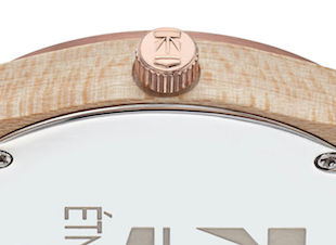 Reloj ÉTNICA Emma de 38 mm caja de madera y correa de acero - Foto 5